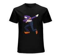 Men's Waluigi Dabunisexs Clothing Regular Fit T Shirt Black XL