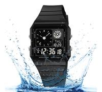 Mens Watches, Date Day Display Sports Timer, Sweatproof Digital Watch with Luminous Display, Outdoor Adventure Watch for Teens Athletes, Multifunction Feature, Travel Accessory for Hiking Camping