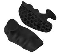 Mens Weight Lifting Grips, Silicone non Slip Gloves, Gym Hand Support, Dumbbell Gripper with Wrist Wraps, Workout Accessories, Esercise Gear for Men and Women, Black