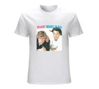 Men's Wham! Make It Big Adult Pop Music T-Shirts White 3XL