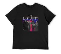 Men's What We Do in The Shadows The Lost Adults Clothing Pure Cotton Crazy Round Neck Shirt Short Sleeve Clothing Summer T-Shirts Black 3XL