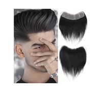 Mens Wig Parrucca Da Uomos, Toupets Sintetico For Uomo, Toupet Frontale Stile V, Base In Pelle Sottile, Posticci Naturali Sistema Di Sostituzione Toupee for Men(1.2cmx16cm)