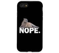 Mens Womens Boys Girls Meme Lover NOPE Capybara Custodia per iPhone SE (2020) / 7 / 8