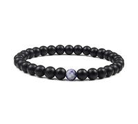 Men's Women's Bracelets Wristband，Couples Men Bangles Bead Natural Stone Women for all Occasions