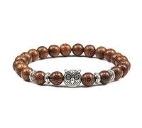 Men's Women's Bracelets Wristband， Fashion Women Stone Bracelets Bangles 8Mm Natural Beaded Men for all Occasions