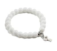Men's Women's Bracelets Wristband，Natural Stone 8Mm Beaded Fashion Women Bracelets Bangles Men Handmade Gift for all Occasions