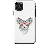 Mens Womens Cute Funny Hipster Red Glasses Koala Bear Lover Custodia per iPhone 11 Pro Max