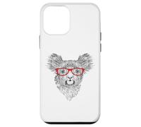 Mens Womens Cute Funny Hipster Red Glasses Koala Bear Lover Custodia per iPhone 12 mini