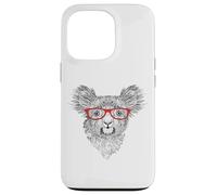 Mens Womens Cute Funny Hipster Red Glasses Koala Bear Lover Custodia per iPhone 13 Pro