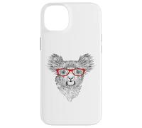 Mens Womens Cute Funny Hipster Red Glasses Koala Bear Lover Custodia per iPhone 14 Plus