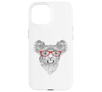 Mens Womens Cute Funny Hipster Red Glasses Koala Bear Lover Custodia per iPhone 15