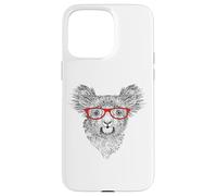 Mens Womens Cute Funny Hipster Red Glasses Koala Bear Lover Custodia per iPhone 15 Pro Max