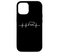 Mens & Womens EKG Heartbeat Meme Lover Capybara Custodia per iPhone 12/12 Pro
