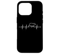 Mens & Womens EKG Heartbeat Meme Lover Capybara Custodia per iPhone 16 Pro