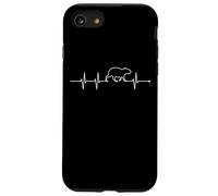 Mens & Womens EKG Heartbeat Meme Lover Capybara Custodia per iPhone SE (2020) / 7 / 8
