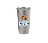 Mens Womens Funny Elements Happiness American Foxhound Lover Bicchiere termico in acciaio inox doppia parete