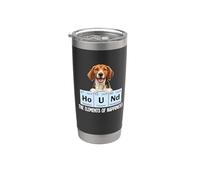 Mens Womens Funny Elements Happiness American Foxhound Lover Bicchiere termico in acciaio inox doppia parete