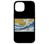 Mens Womens Funny Retro Vintage Surfing Wave Armadillo Lover Custodia per iPhone 15