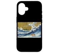 Mens Womens Funny Retro Vintage Surfing Wave Armadillo Lover Custodia per iPhone 16