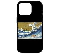Mens Womens Funny Retro Vintage Surfing Wave Armadillo Lover Custodia per iPhone 16 Pro