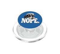 Mens Womens Girls Funny Napping NOPE Piebald Dachshund Lover PopSockets PopGrip per MagSafe
