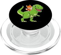 Mens Womens Kids Boys Kawaii Dino Dinosaur Red Fox Lover PopSockets PopGrip per MagSafe