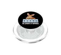 Mens Womens Kids Elements Of Happiness Bunnies Lover PopSockets PopGrip per MagSafe