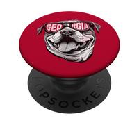 Mens Womens Kids GA Georgia Dog Sport Lovers PopSockets PopGrip Adesivo