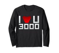 Men's Women's Kids Love Graphic Design Tees - I Love You Maglia a Manica