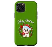 Mens Womens Kids Merry Christmas Santa Wreath Shih Tzu Lover Custodia per iPhone 11 Pro