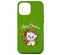 Mens Womens Kids Merry Christmas Santa Wreath Shih Tzu Lover Custodia per iPhone 12 Pro Max