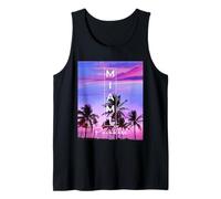 Men's Women's Kids Miami Florida Paradise Graphic Design Canotta