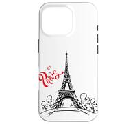 Men's Women's Kids Paris France Eiffel Tower Graphic Design Custodia per iPhone 16 Pro
