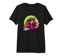 Mens Womens Kids Retro Vintage 80s 90s Ruby Cavalier Mom Maglietta Premium