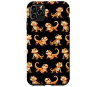 Mens Womens Kids Tiny Dinosaur Bearded Dragon Lover Pattern Custodia per iPhone 11 Pro Max