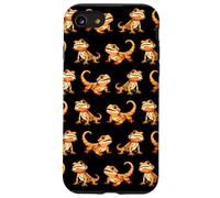 Mens Womens Kids Tiny Dinosaur Bearded Dragon Lover Pattern Custodia per iPhone SE (2020) / 7/8