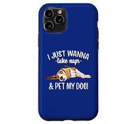 Mens Womens Kids Wanna Take Naps and Pet My Beagle Dog Lover Custodia per iPhone 11 Pro