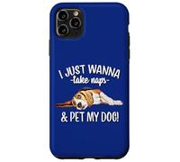 Mens Womens Kids Wanna Take Naps and Pet My Beagle Dog Lover Custodia per iPhone 11 Pro Max