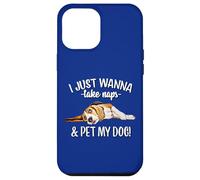 Mens Womens Kids Wanna Take Naps and Pet My Beagle Dog Lover Custodia per iPhone 12 Pro Max