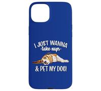 Mens Womens Kids Wanna Take Naps and Pet My Beagle Dog Lover Custodia per iPhone 15 Plus