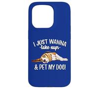 Mens Womens Kids Wanna Take Naps and Pet My Beagle Dog Lover Custodia per iPhone 15 Pro