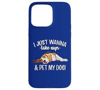 Mens Womens Kids Wanna Take Naps and Pet My Beagle Dog Lover Custodia per iPhone 15 Pro Max