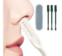 Mens/Womens Nasal Nose Hair Trimmer Clipper Ear Eyebrow Grooming Cutter, 360-Degree Rotating Manual Nose Hair Trimmer,Double Sided Nose Hair Knife, Ear and Nose Hair Trimmer (A-03)