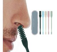 Mens/Womens Nasal Nose Hair Trimmer Clipper Ear Eyebrow Grooming Cutter, 360-Degree Rotating Manual Nose Hair Trimmer,Double Sided Nose Hair Knife, Ear and Nose Hair Trimmer (E-Enhanced)