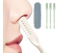 Mens/Womens Nasal Nose Hair Trimmer Clipper Ear Eyebrow Grooming Cutter, 360-Degree Rotating Manual Nose Hair Trimmer,Double Sided Nose Hair Knife, Ear and Nose Hair Trimmer (A-02)