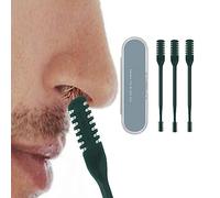 Mens/Womens Nasal Nose Hair Trimmer Clipper Ear Eyebrow Grooming Cutter, 360-Degree Rotating Manual Nose Hair Trimmer,Double Sided Nose Hair Knife, Ear and Nose Hair Trimmer (D-05-Enhanced)