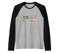 Mens Womens Patriotic American Flag Union Thug Rep Maglia con Maniche Raglan