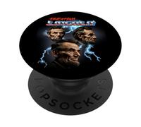 Mens Womens Retro 80s Heavy Metal Rock Band Abraham Lincoln PopSockets PopGrip Adesivo