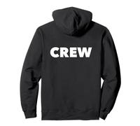 Men's Women's The Word Crew Back Printed Uniform Shirt, Crew Felpa con Cappuccio