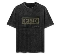 Men's Women's Washed Vintage T Shirt Comeback Kid Broadcasting New Never Worn Unisex Antique Wash T-Shirts Black XXL